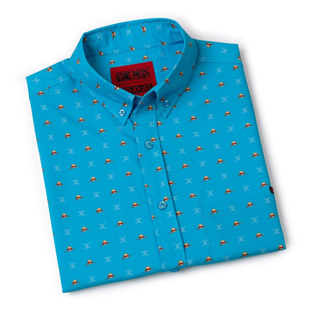 RSVLTS Lil Straw Hats KUNUFLEX Short Sleeve Shirt in Blue — detail 11