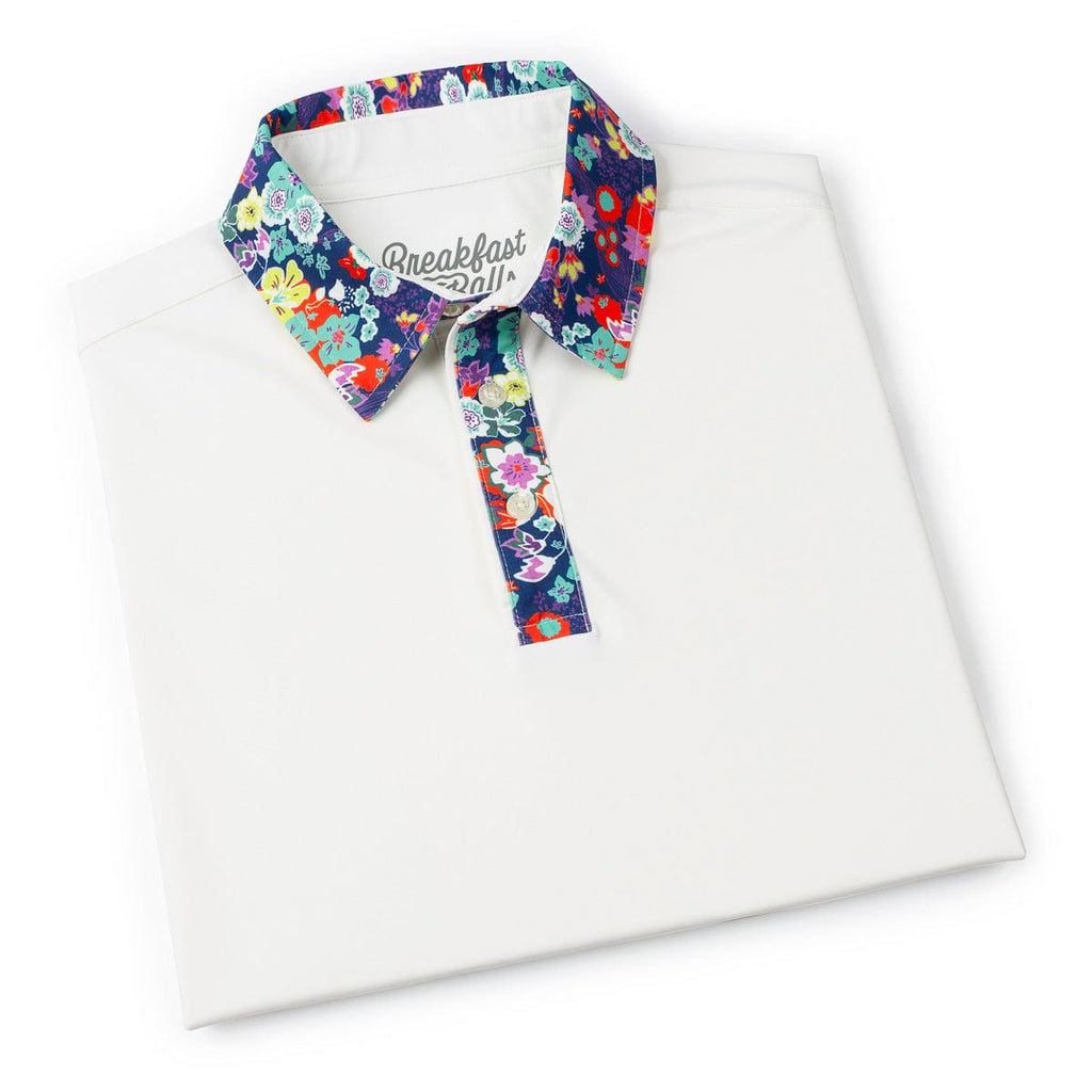RSVLTS Petal Pop All-Day Polo in White — detail 9