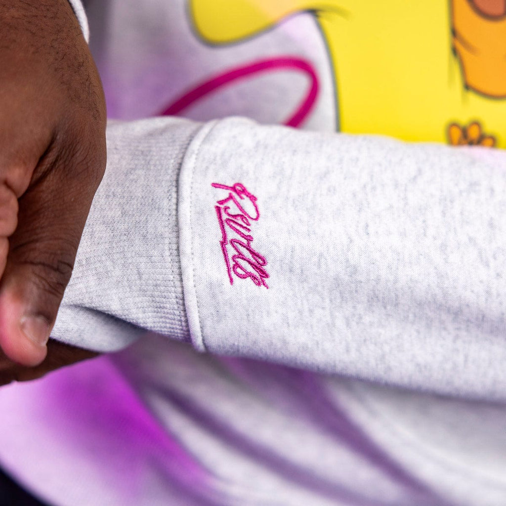 RSVLTS Powerline Crewneck Sweatshirt in Gray — detail 7