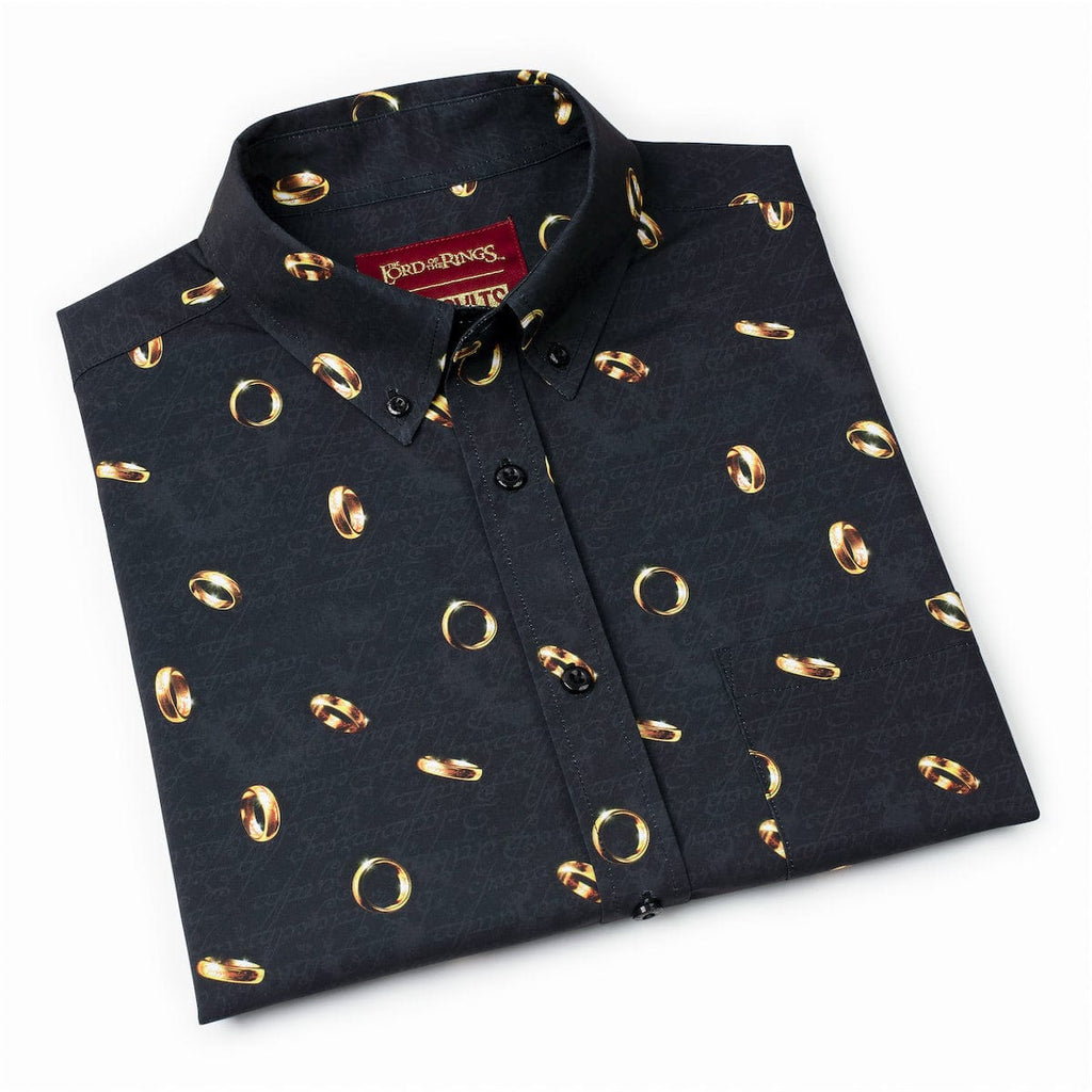 RSVLTS The One Ring KUNUFLEX Short Sleeve Shirt in Black — detail 11