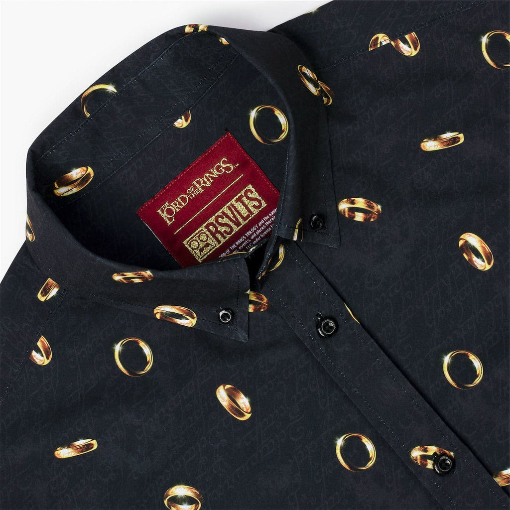 RSVLTS The One Ring KUNUFLEX Short Sleeve Shirt in Black — detail 9