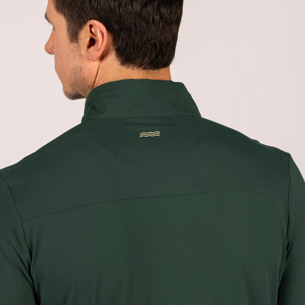 RSVLTS Hunter Green (Monogram) Quarter Zip in Green — detail 7