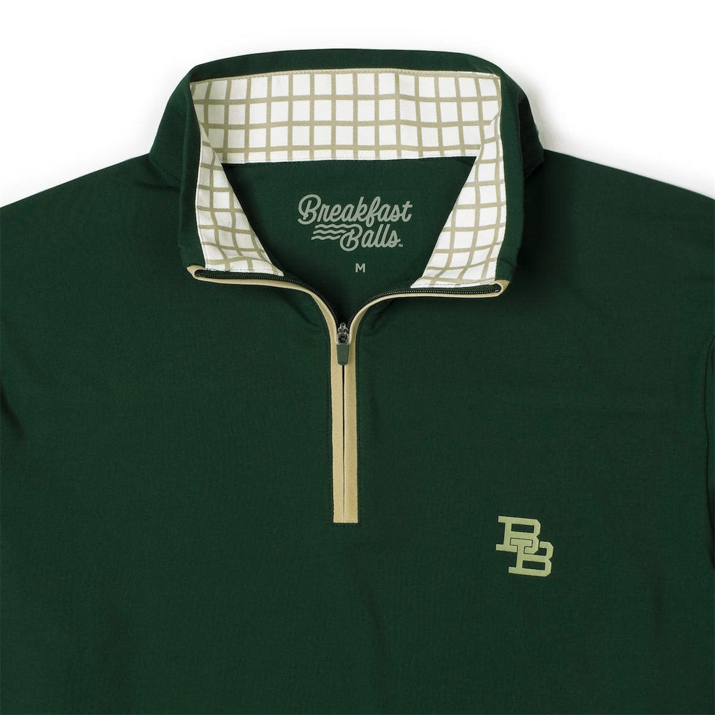 RSVLTS Hunter Green (Monogram) Quarter Zip in Green — detail 6