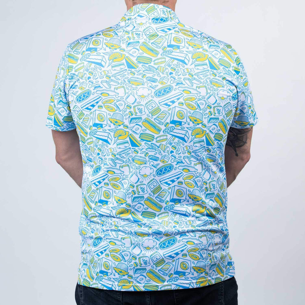 RSVLTS A Petit Déjeuner All-Day Polo in Blue — detail 7