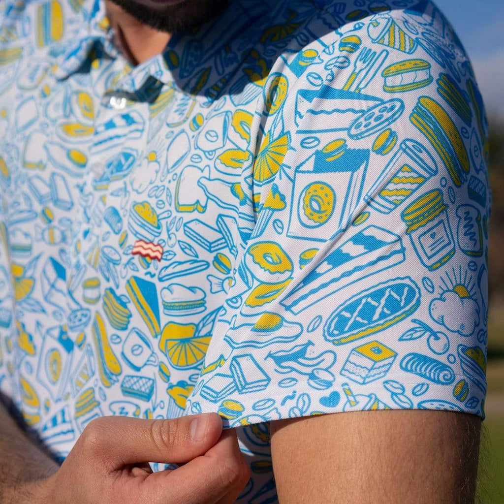 RSVLTS A Petit Déjeuner All-Day Polo in Blue — detail 2