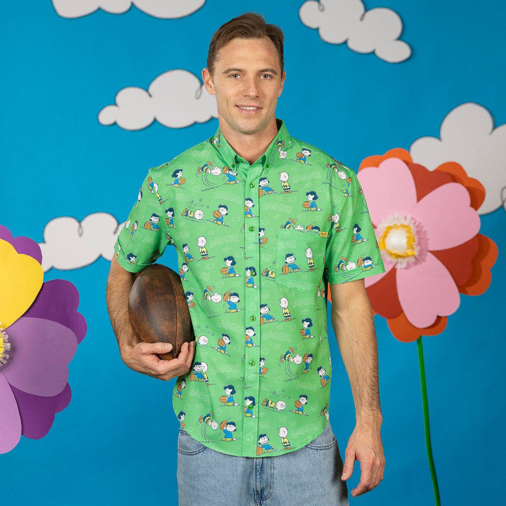 RSVLTS AAUGH! KUNUFLEX Short Sleeve Shirt in Green — detail 3
