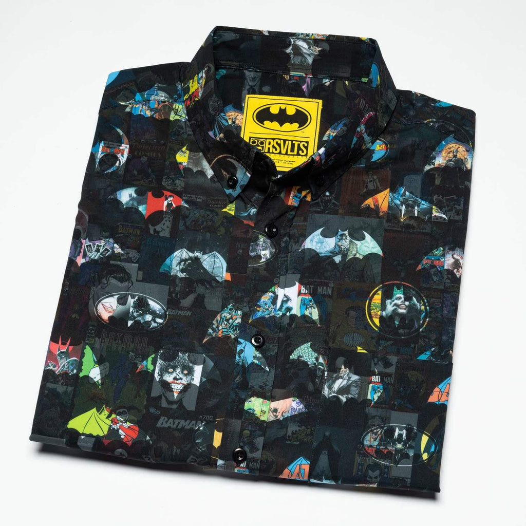 RSVLTS Age of the Bat KUNUFLEX Short Sleeve Shirt in Black — detail 7