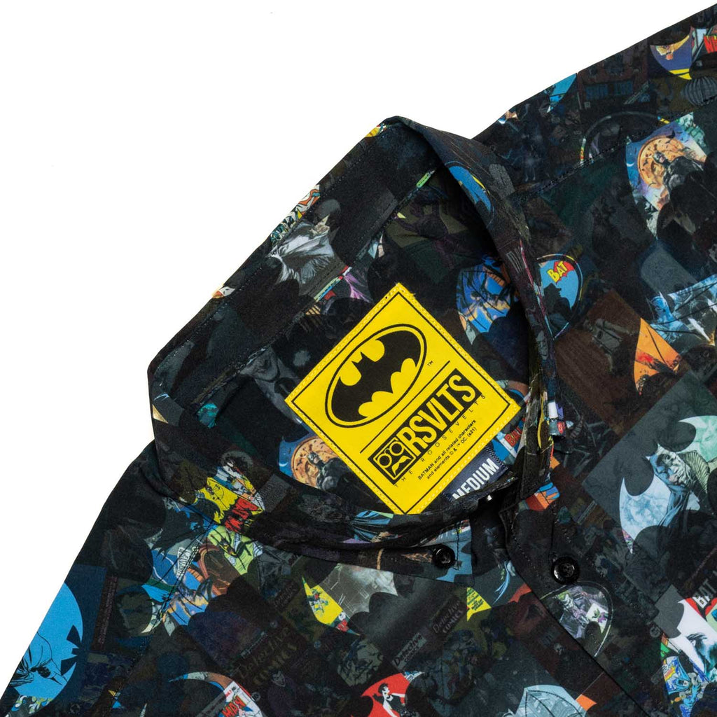 RSVLTS Age of the Bat KUNUFLEX Short Sleeve Shirt in Black — detail 5