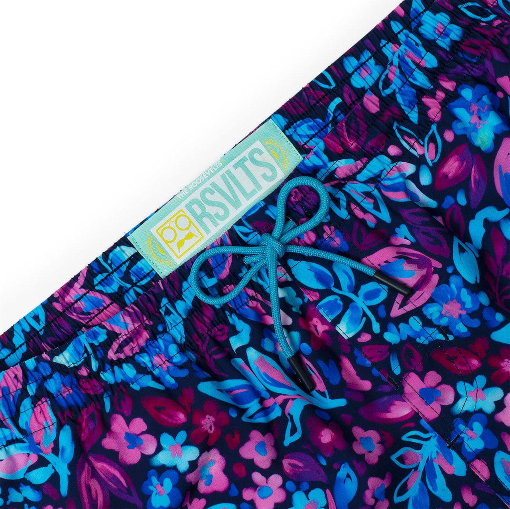 RSVLTS Tropiglow Hybrid Shorts in Blue — detail 3