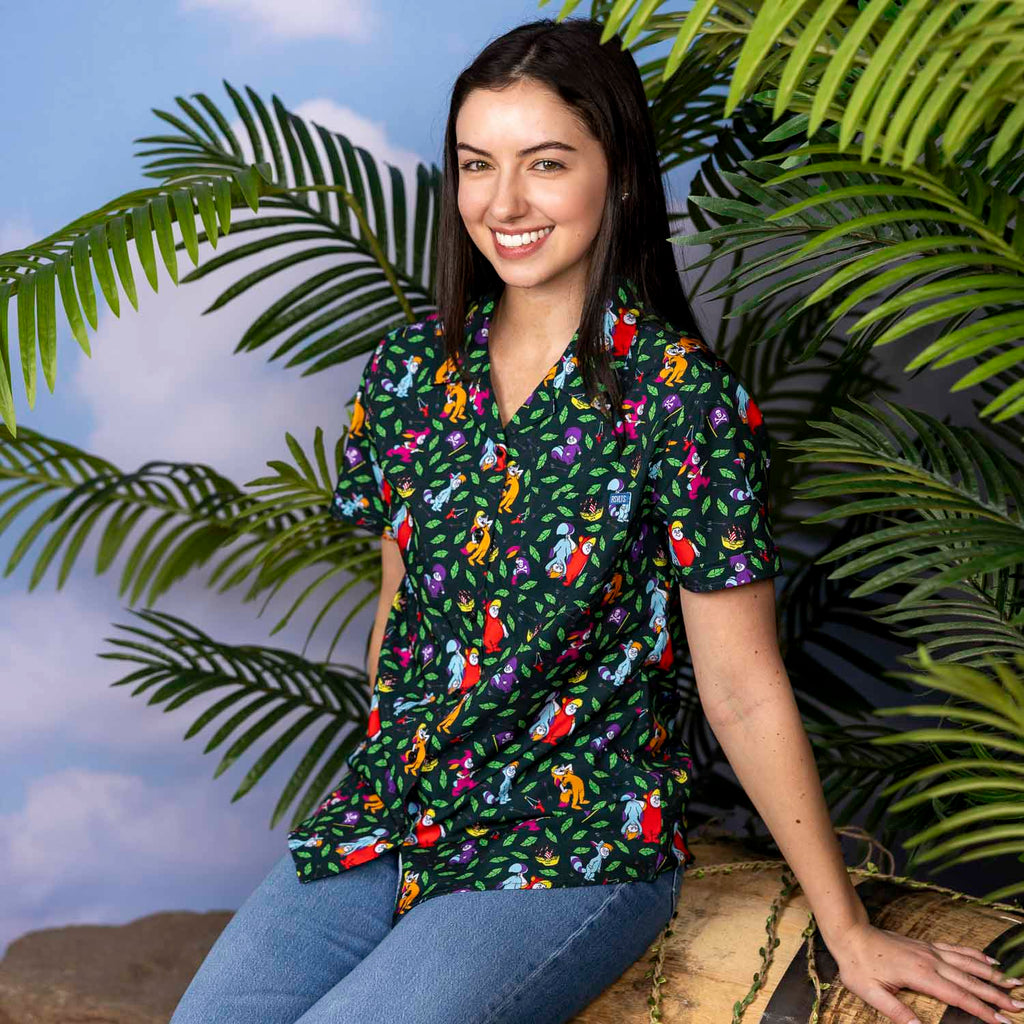 RSVLTS Never Grow Up Women's KUNUFLEX Short Sleeve Shirt — detail 4