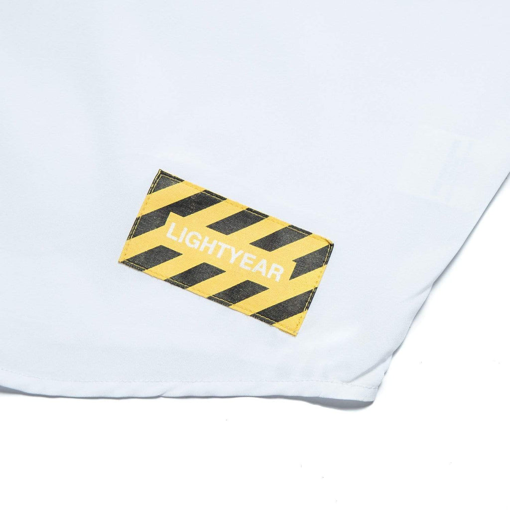 RSVLTS Space Ranger KUNUFLEX Short Sleeve Shirt in White — detail 4