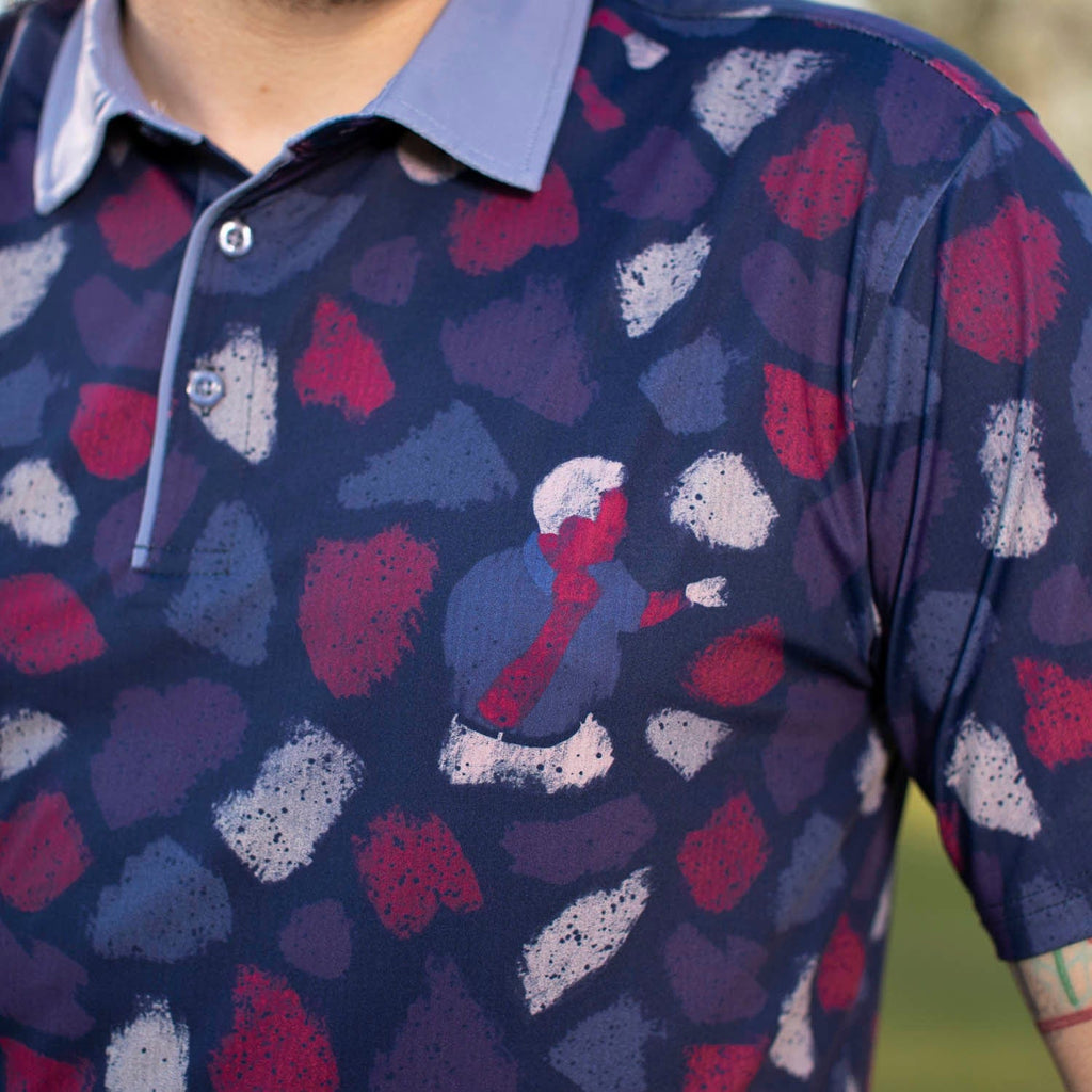 RSVLTS The Price Is Wrong All-Day Polo in Purple — detail 11