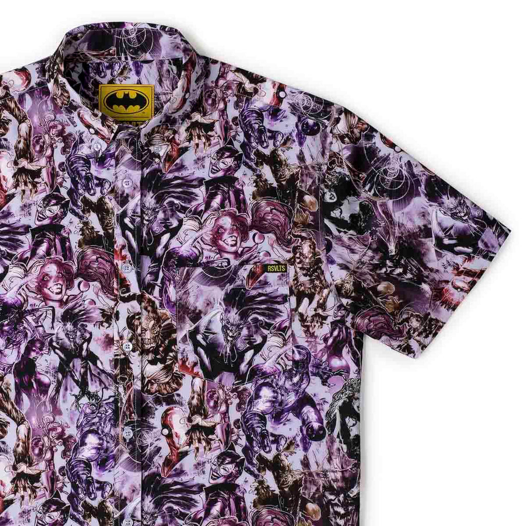 RSVLTS Rogues Gallery KUNUFLEX Short Sleeve Shirt in Multicolor — front view