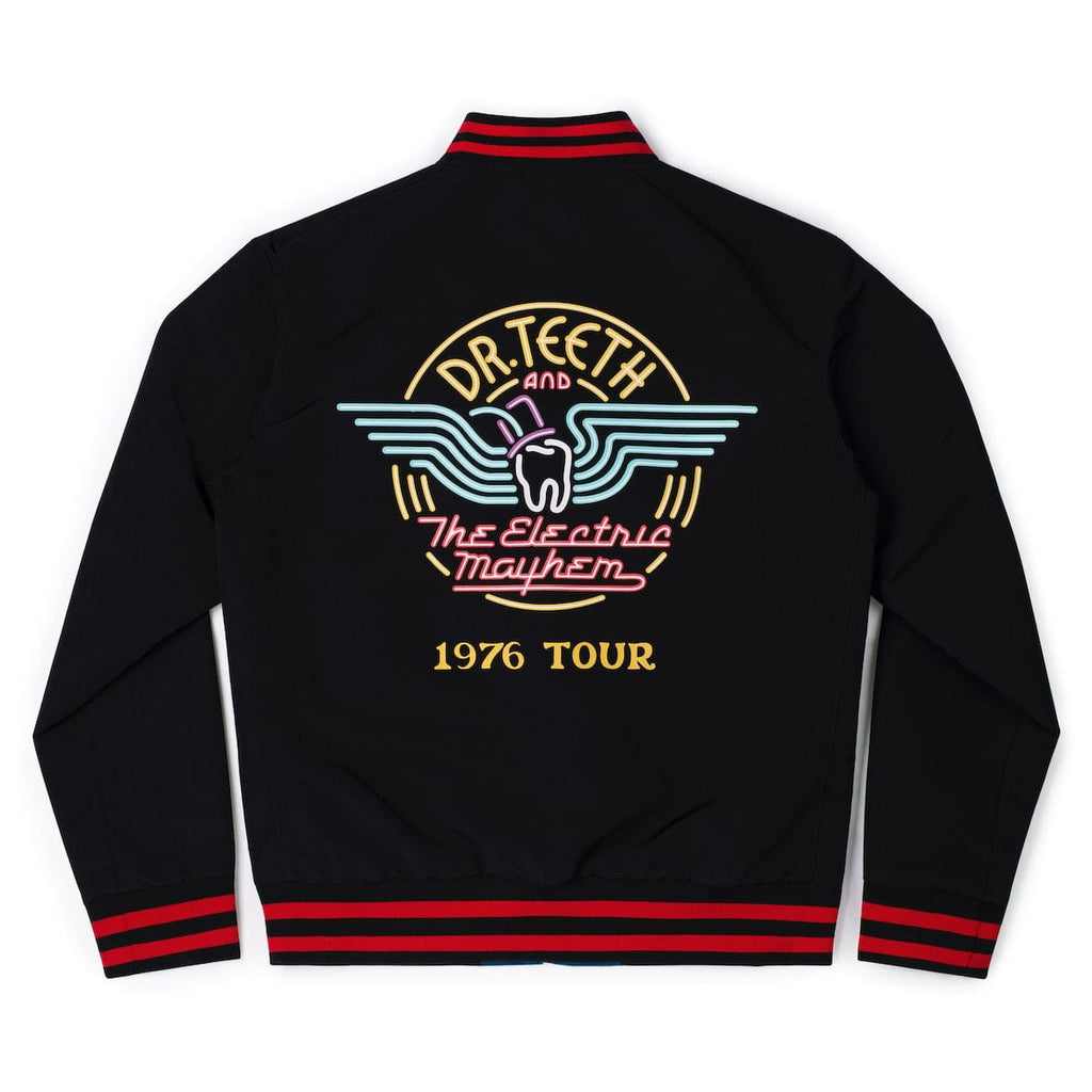 RSVLTS Dr. Teeth 1976 Tour Reversible Bomber Jacket in Black — detail 3