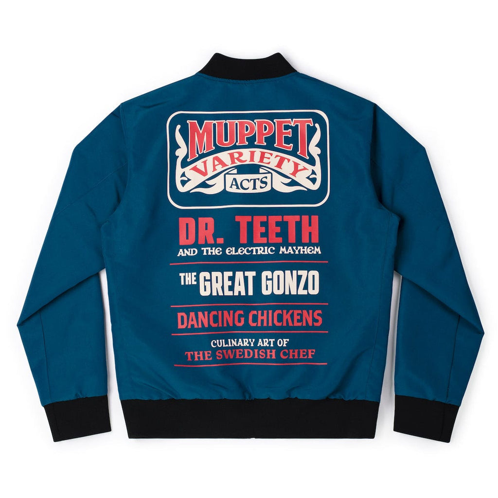 RSVLTS Dr. Teeth 1976 Tour Reversible Bomber Jacket in Black — detail 7