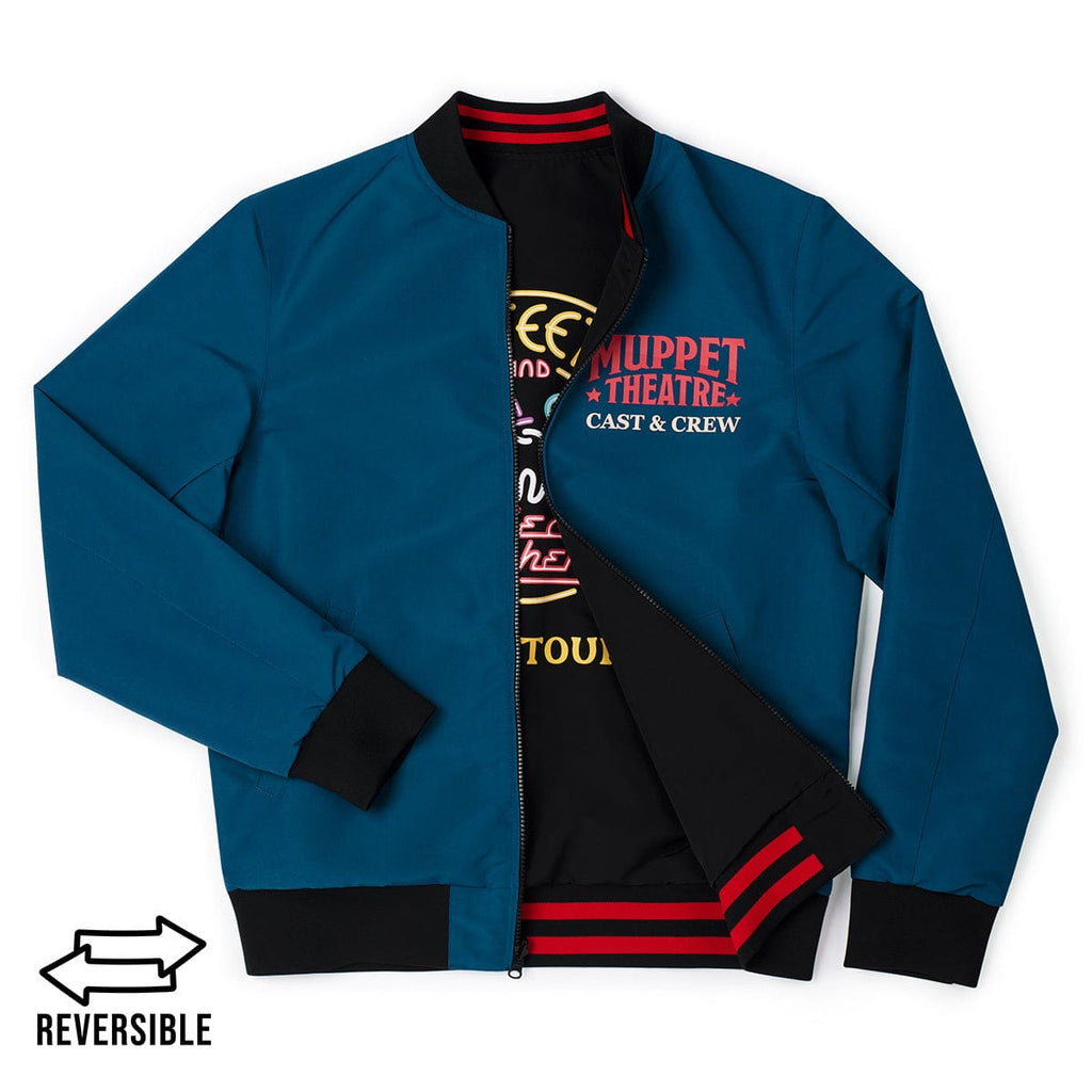 RSVLTS Dr. Teeth 1976 Tour Reversible Bomber Jacket in Black — detail 5
