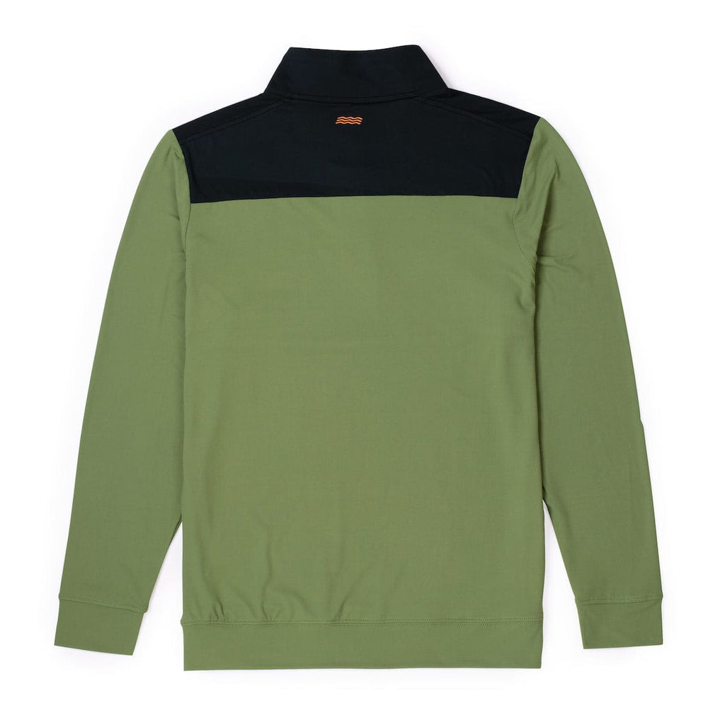 RSVLTS Olive Quarter Zip — detail 8