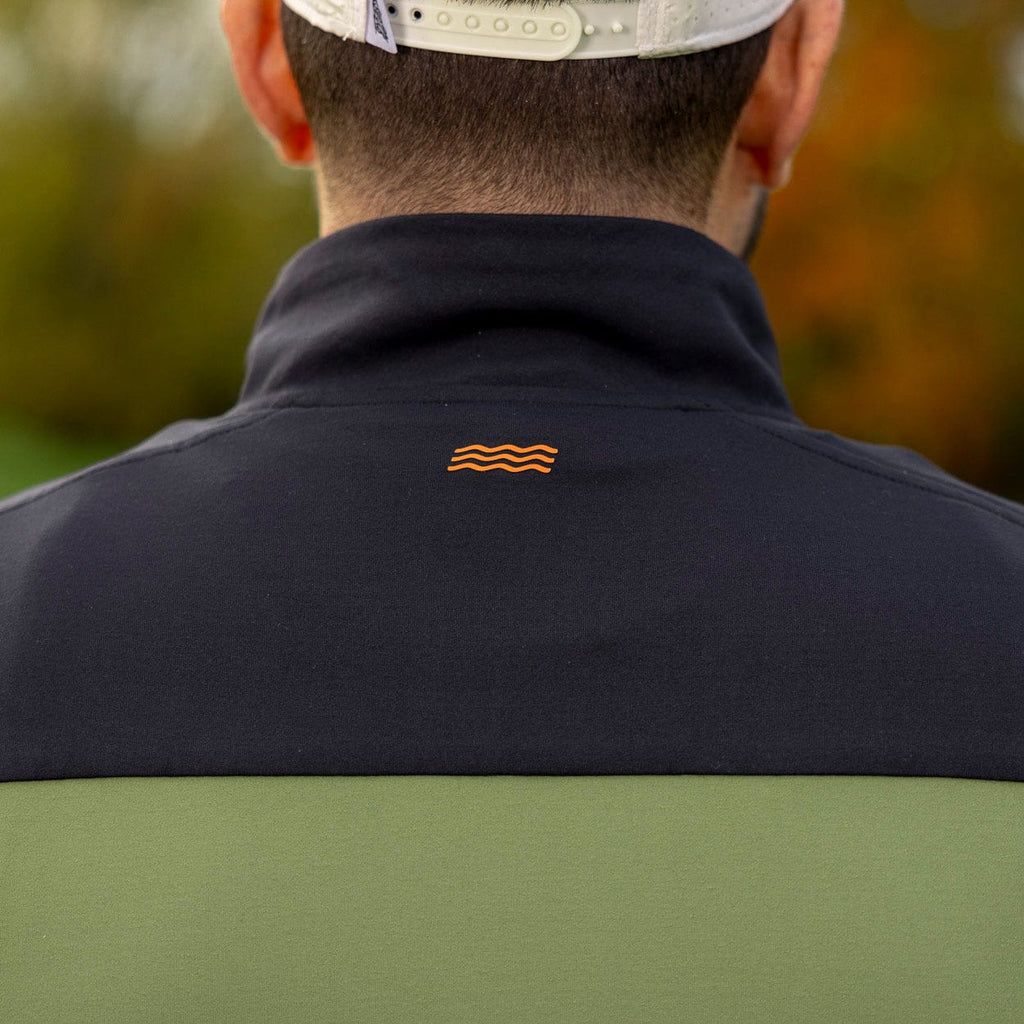 RSVLTS Olive Quarter Zip — detail 6