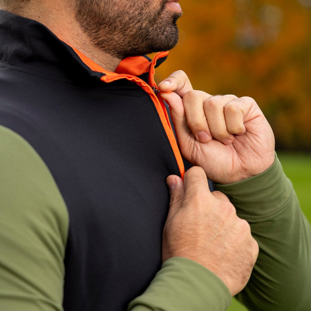 RSVLTS Olive Quarter Zip — detail 9