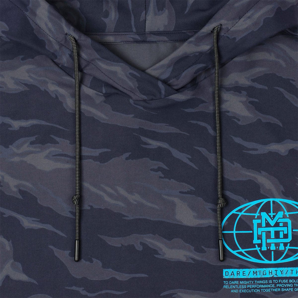 RSVLTS Dare Mighty Things Corp. Performance Hoodie in Gray — detail 5