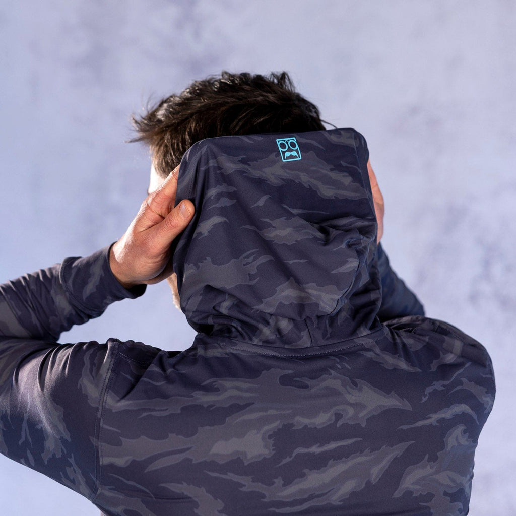 RSVLTS Dare Mighty Things Corp. Performance Hoodie in Gray — detail 6