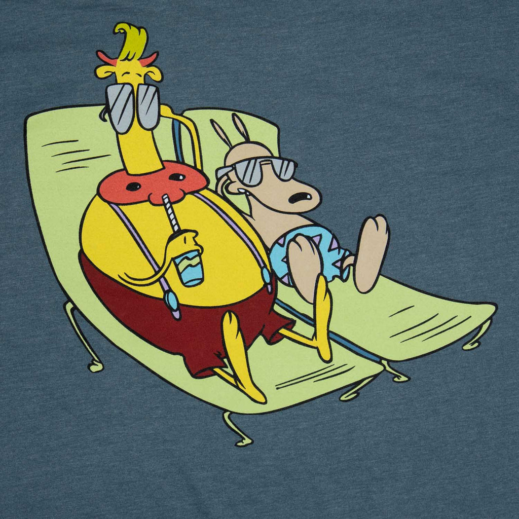 RSVLTS Laid Back Crewneck Tee in Gray — detail 4