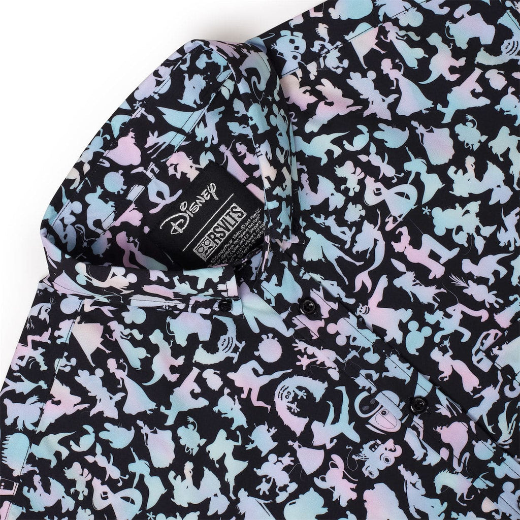 RSVLTS Pastel Pals KUNUFLEX Short Sleeve Shirt in Black — detail 6