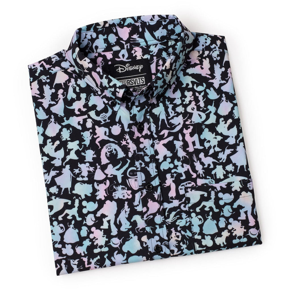 RSVLTS Pastel Pals KUNUFLEX Short Sleeve Shirt in Black — detail 10