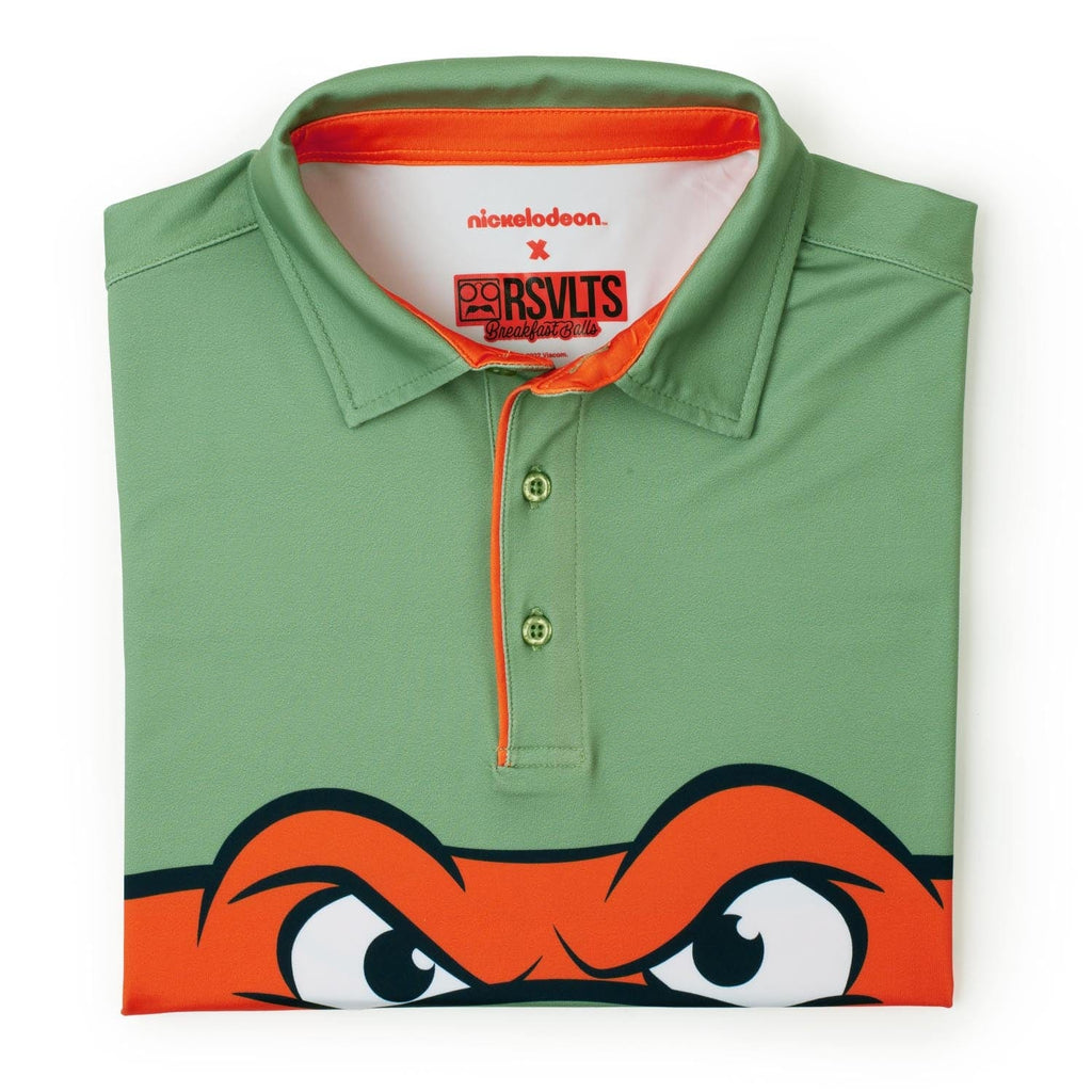 RSVLTS Michelangelo All-Day Polo in Green — detail 8