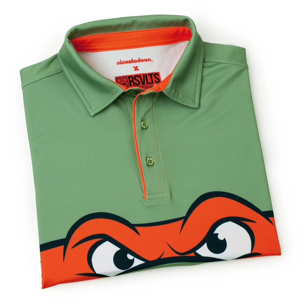 RSVLTS Michelangelo All-Day Polo in Green — detail 7