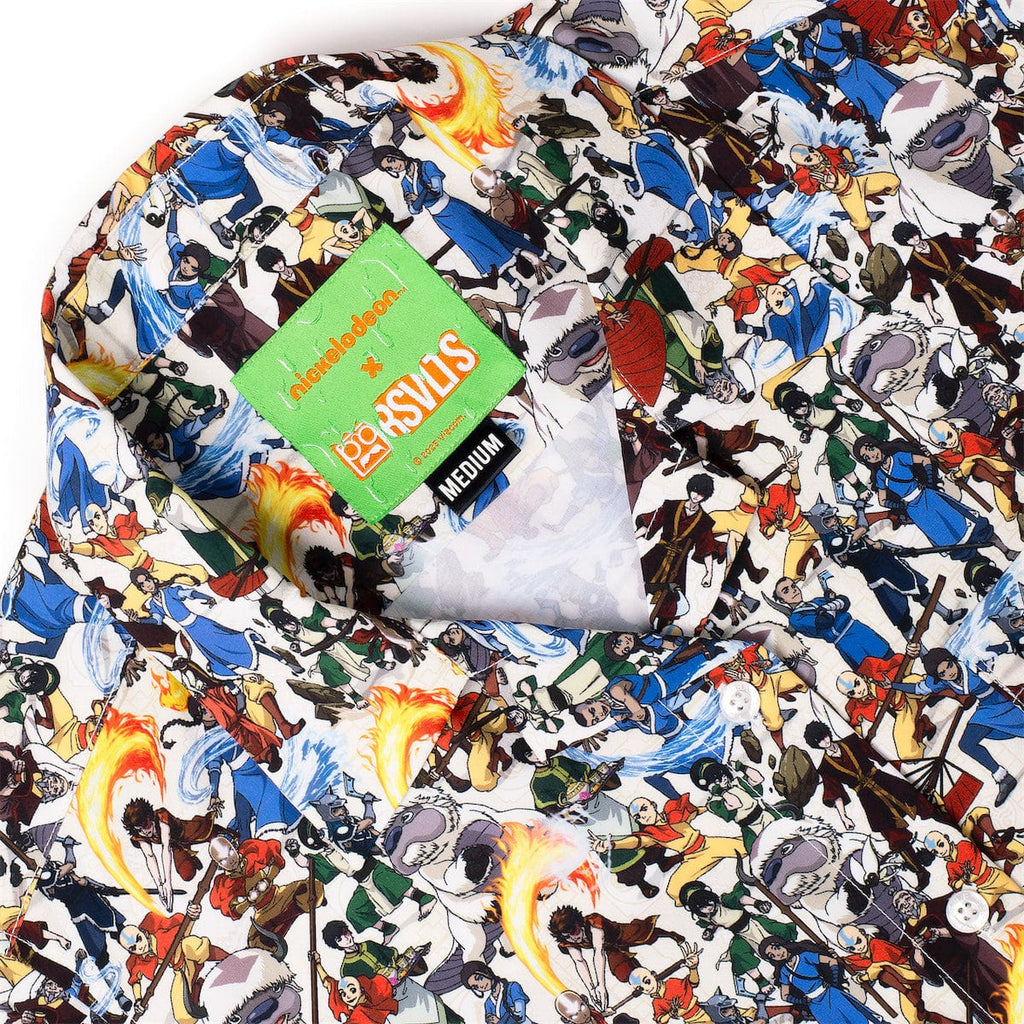 RSVLTS The Aang Gang Women's KUNUFLEX Short Sleeve Shirt in Multicolor — detail 4