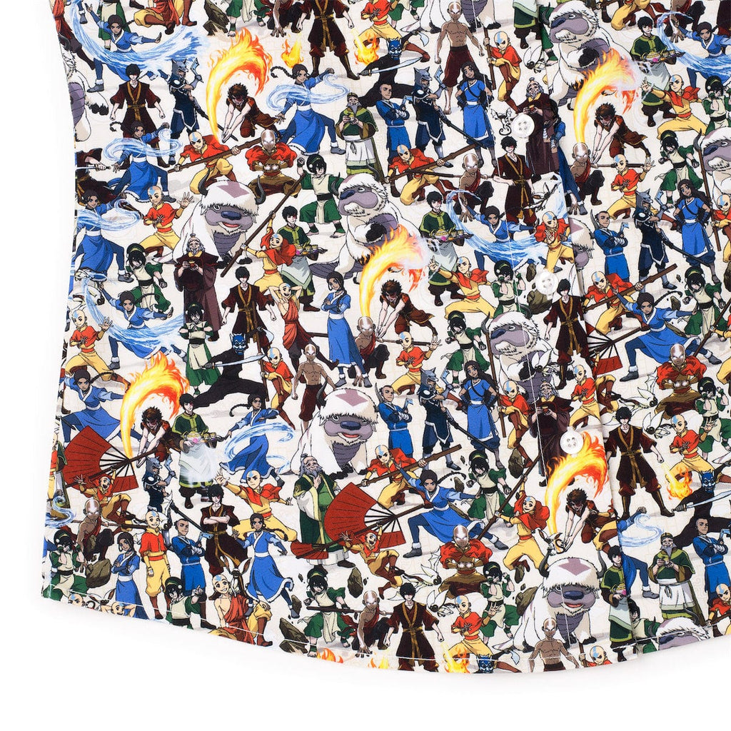 RSVLTS The Aang Gang Women's KUNUFLEX Short Sleeve Shirt in Multicolor — detail 5