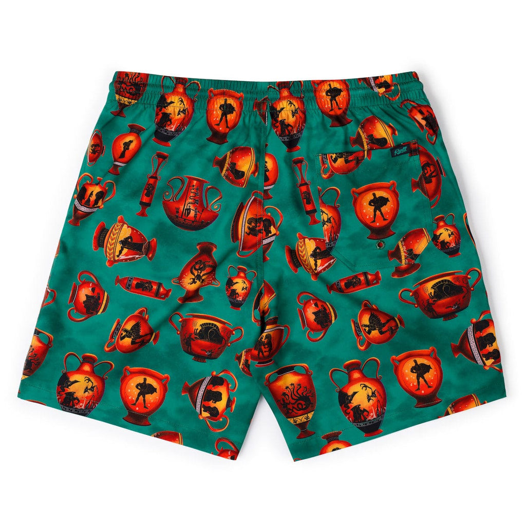 RSVLTS Vases of Valor Hybrid Shorts in Green — detail 5