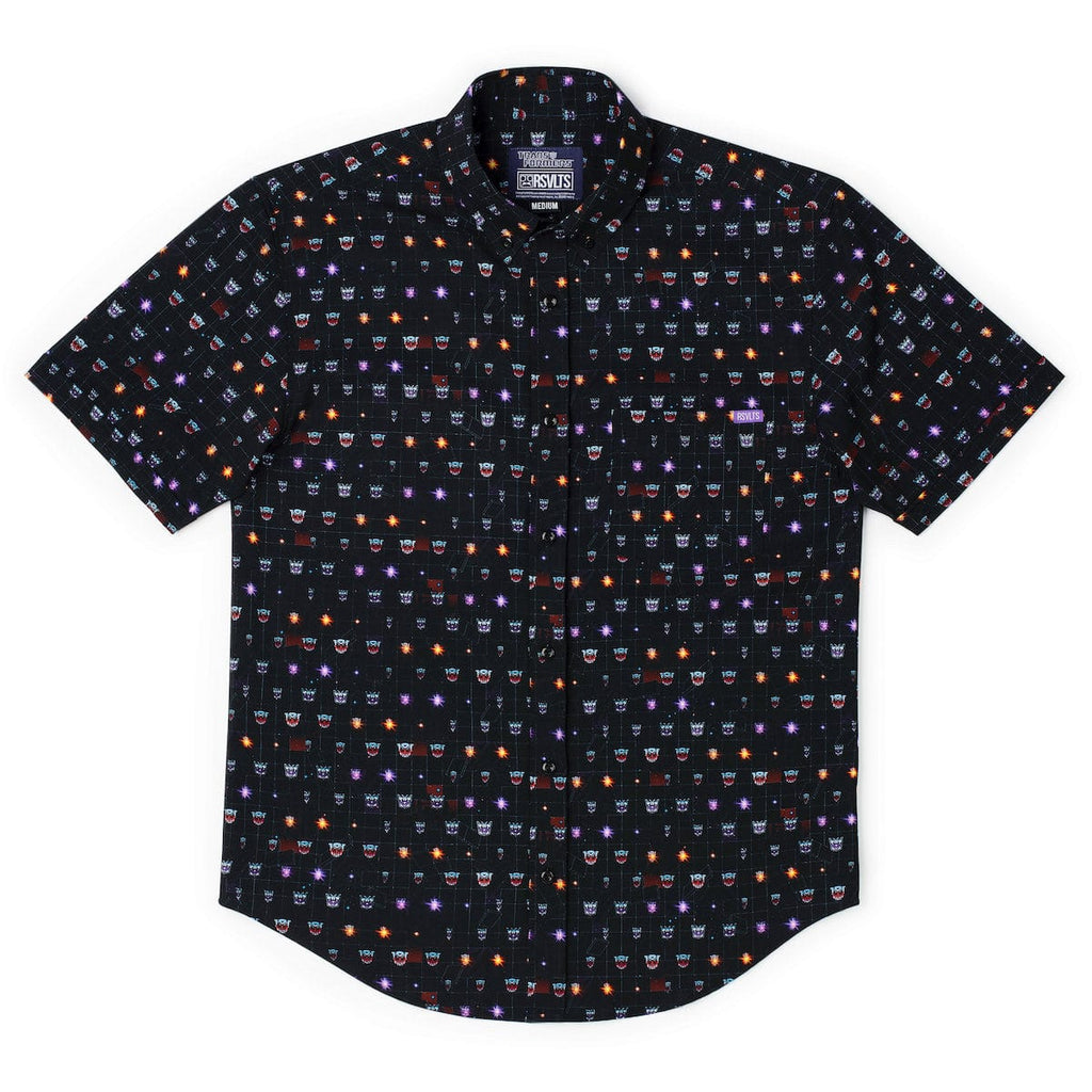 RSVLTS The Transformers Will Return! KUNUFLEX Short Sleeve Shirt in Black — detail 8