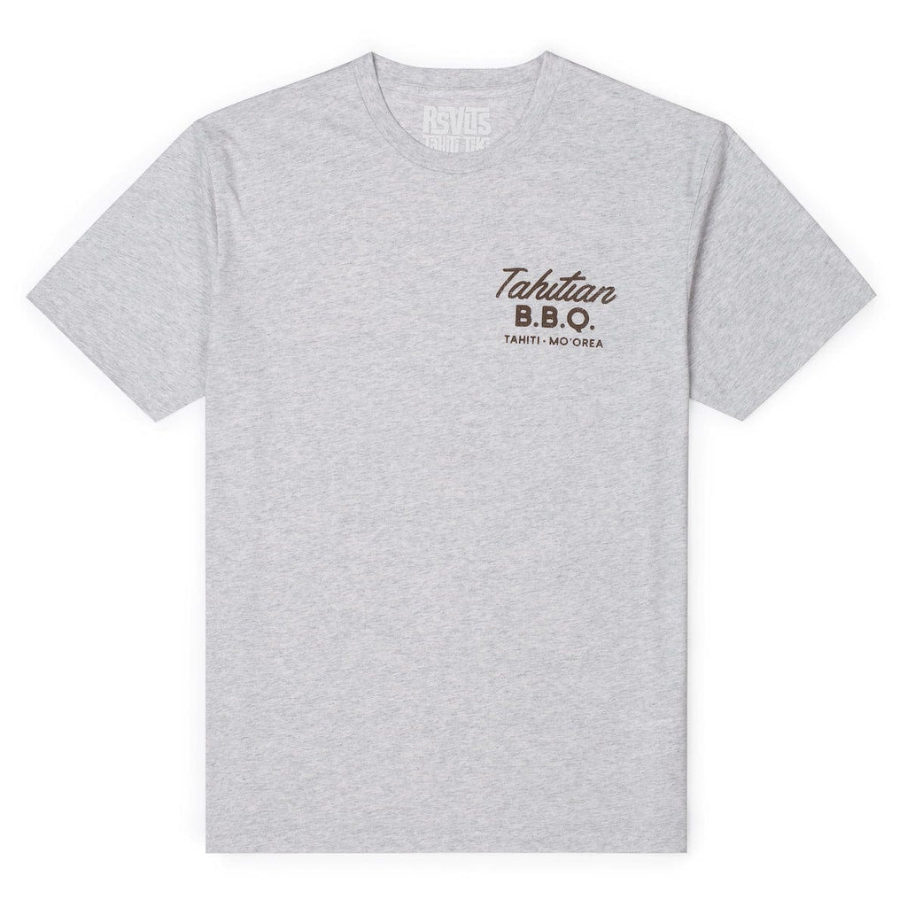RSVLTS Tahitian B.B.Q. Crewneck Tee in Gray — detail 4