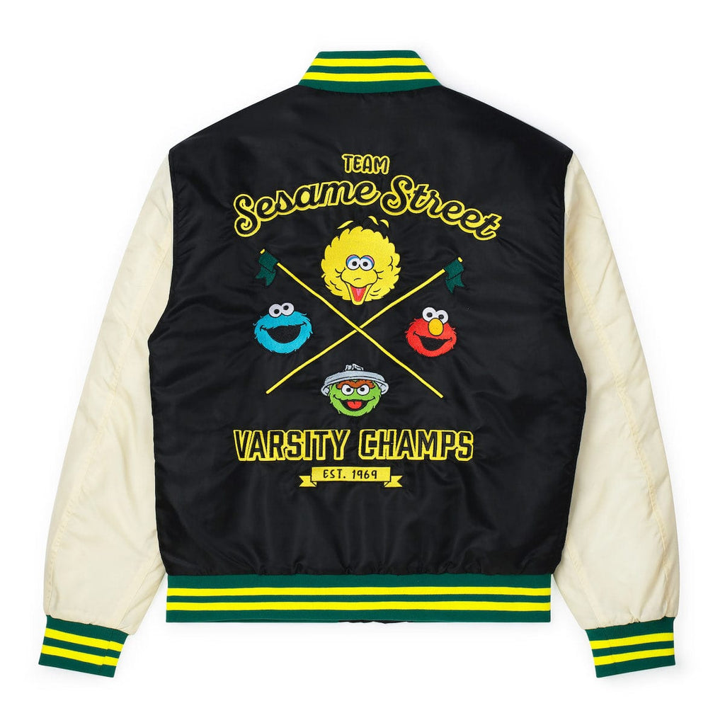 RSVLTS Team Sesame Street Coach Jacket in Black — detail 4