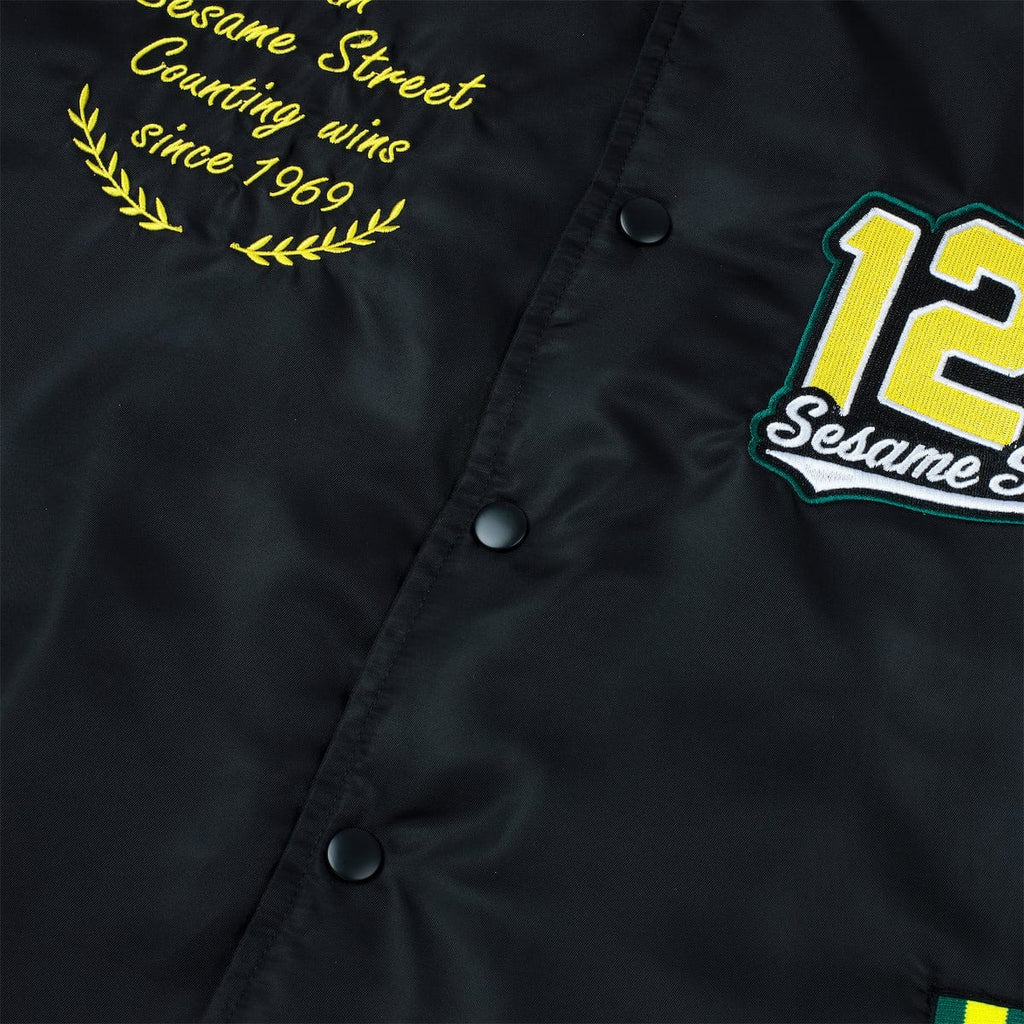 RSVLTS Team Sesame Street Coach Jacket in Black — detail 10