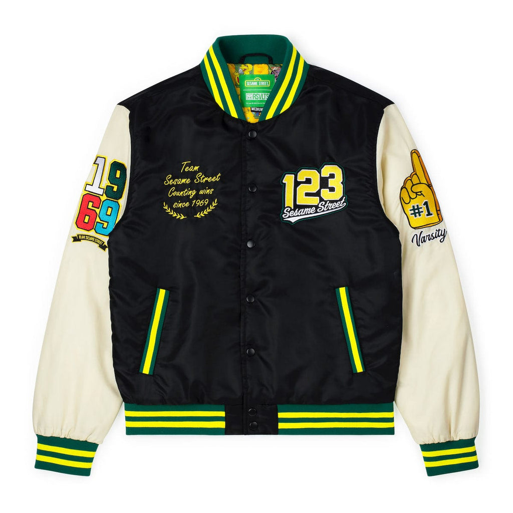 RSVLTS Team Sesame Street Coach Jacket in Black — detail 8
