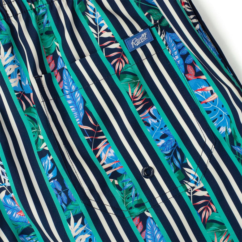 RSVLTS Dream Between the Lines Hybrid Shorts in Blue — detail 4