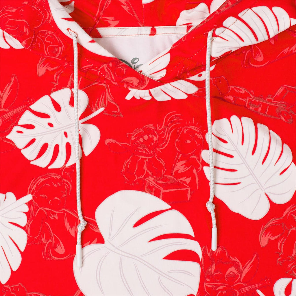 RSVLTS He Mele No Lilo Performance Hoodie in Red — detail 3