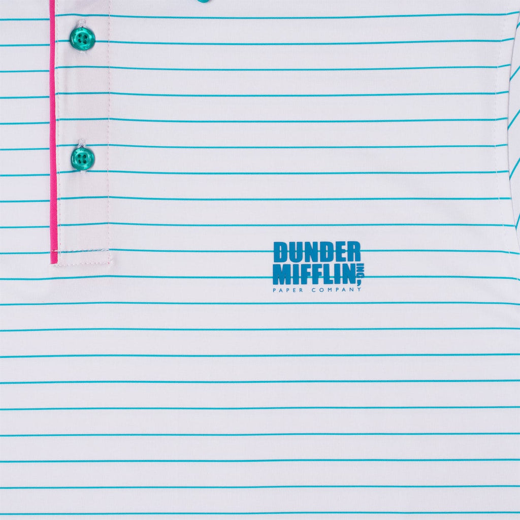 RSVLTS Dunder Mifflin All-Day Polo in White — detail 5