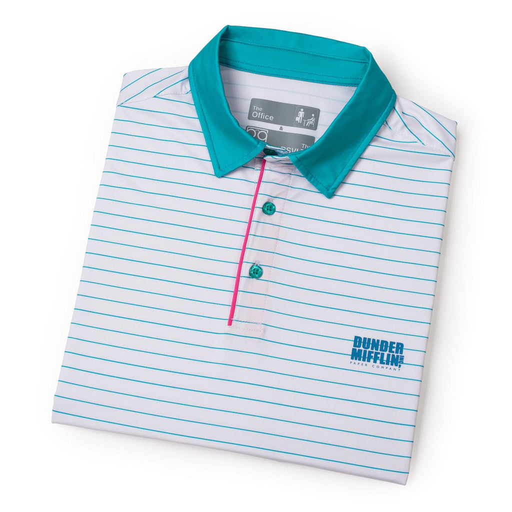 RSVLTS Dunder Mifflin All-Day Polo in White — detail 8