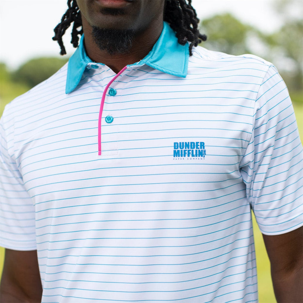 RSVLTS Dunder Mifflin All-Day Polo in White — detail 2