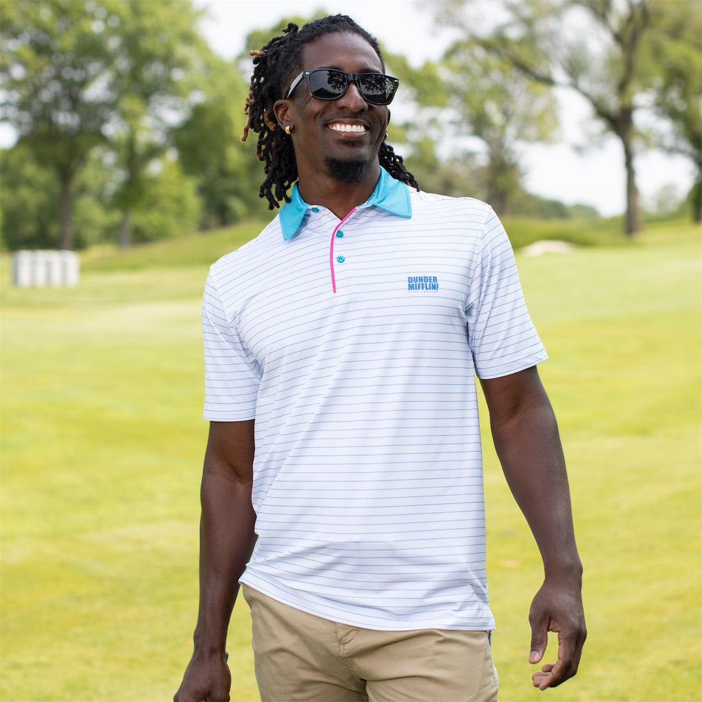 RSVLTS Dunder Mifflin All-Day Polo in White — detail 3