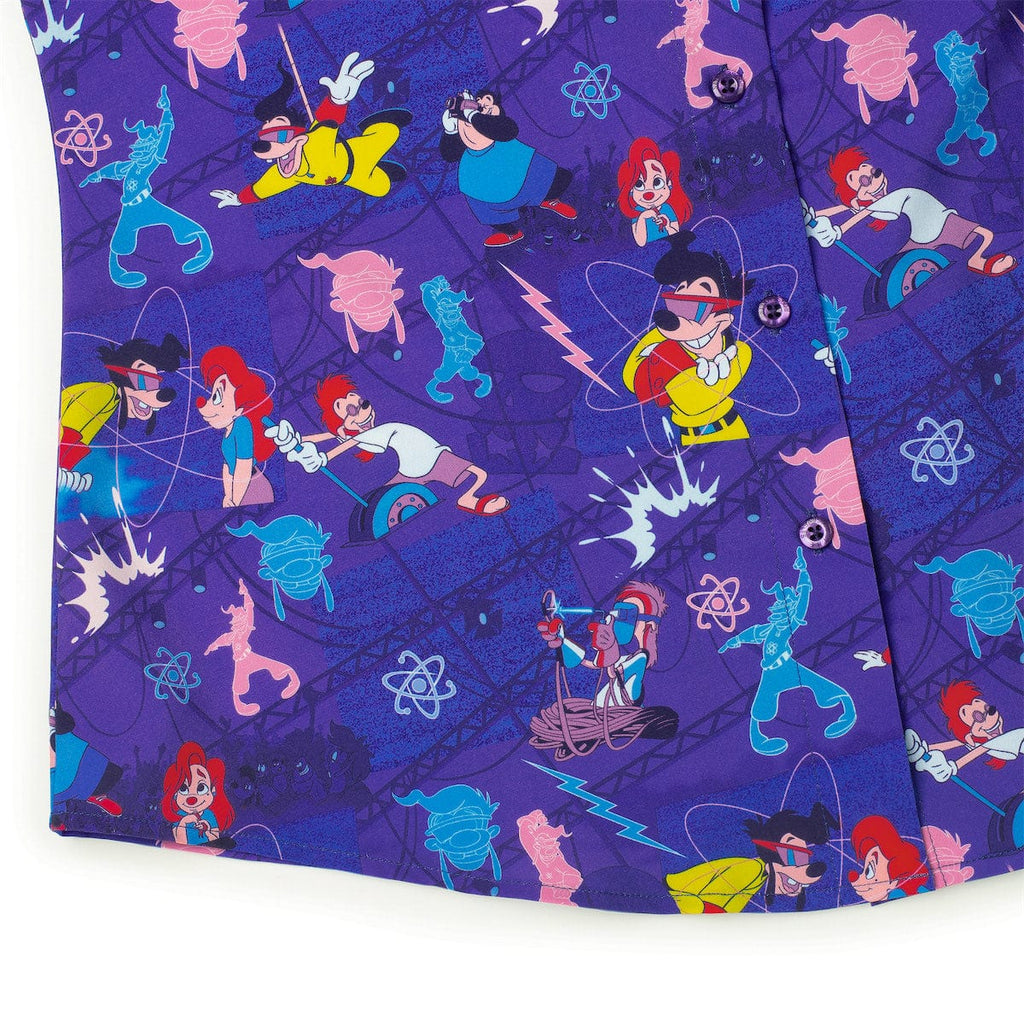 RSVLTS Max Voltage Women's KUNUFLEX Short Sleeve Shirt in Purple — detail 11