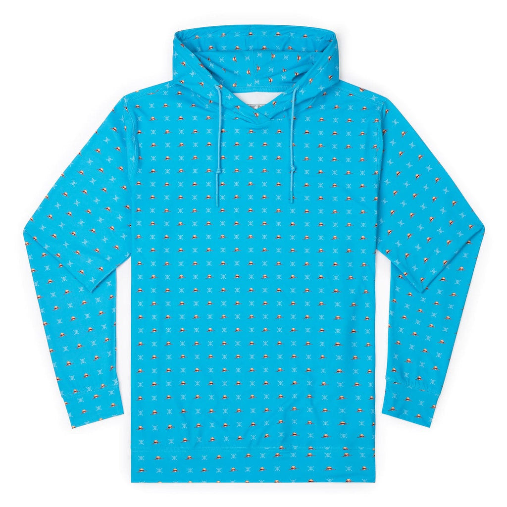 RSVLTS Lil Straw Hats Performance Hoodie in Blue — detail 3