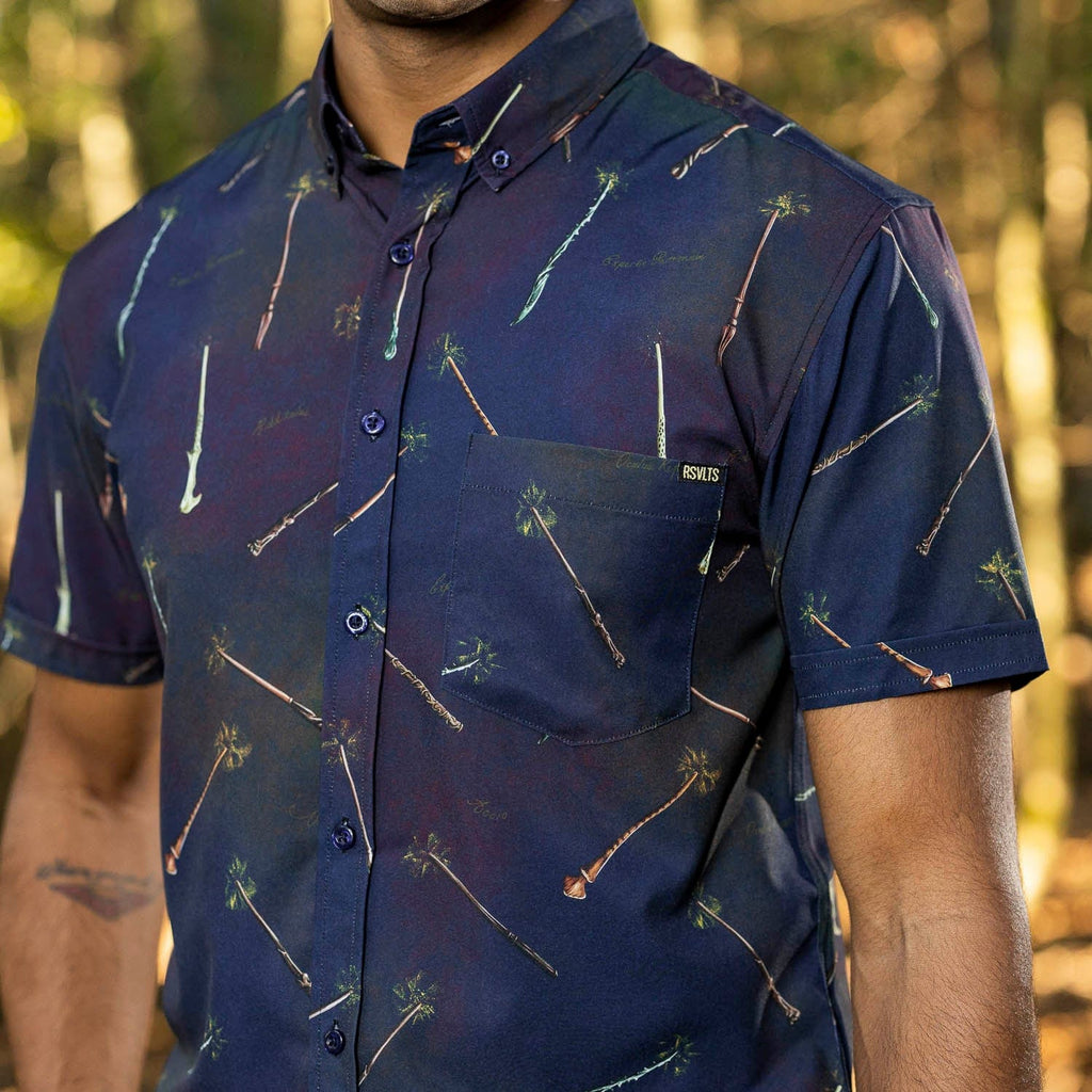 RSVLTS Ollivander’s Best KUNUFLEX Short Sleeve Shirt — detail 3