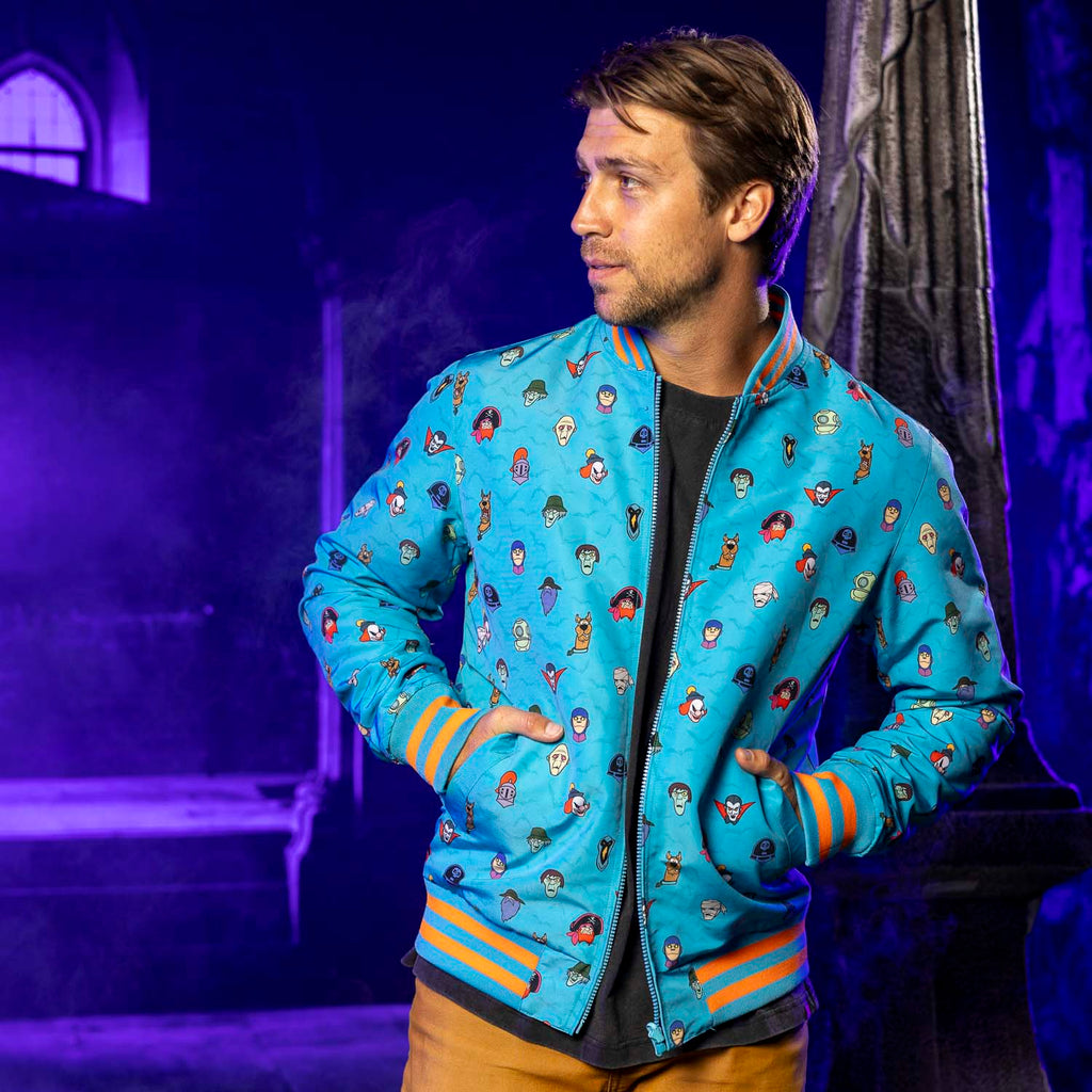 RSVLTS Mystery Inc. Reversible Bomber Jacket in Black — detail 5