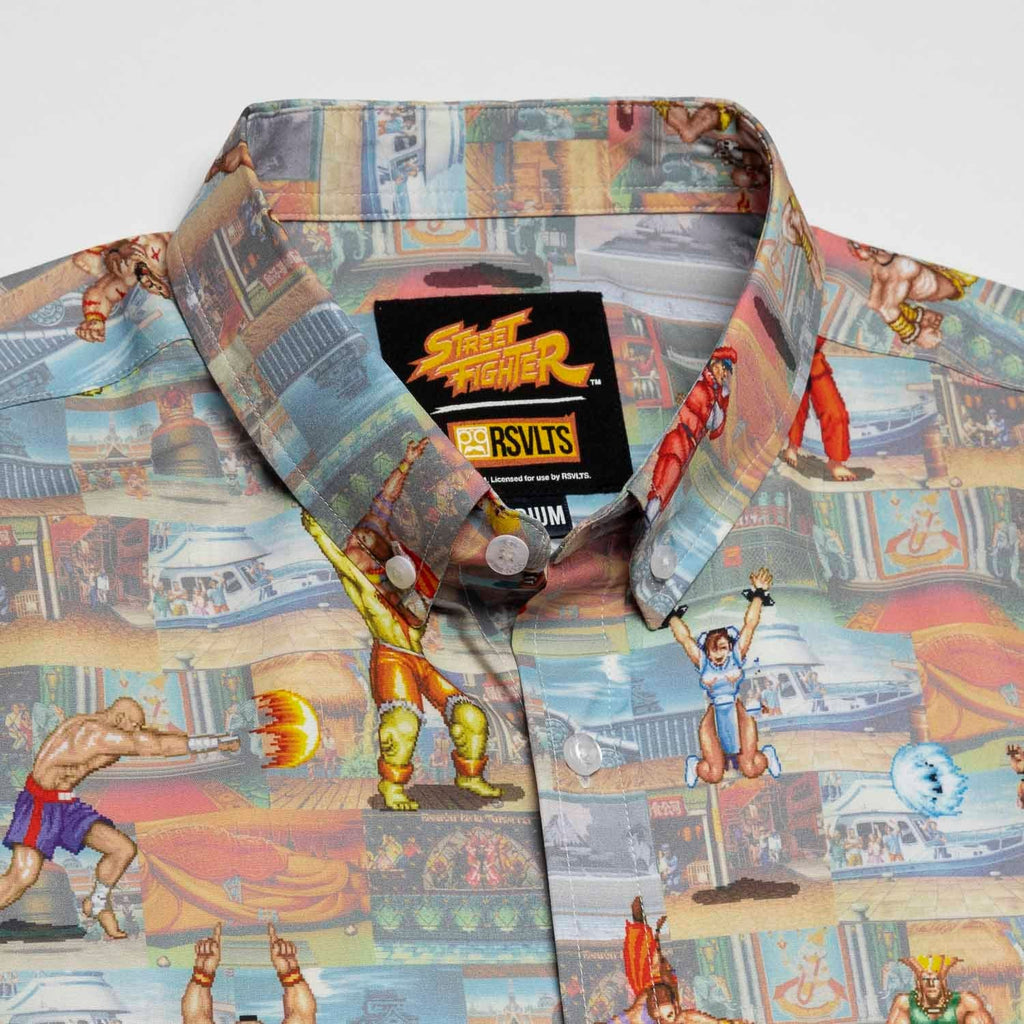 RSVLTS Knockout Zones KUNUFLEX Short Sleeve Shirt in Multicolor — detail 8