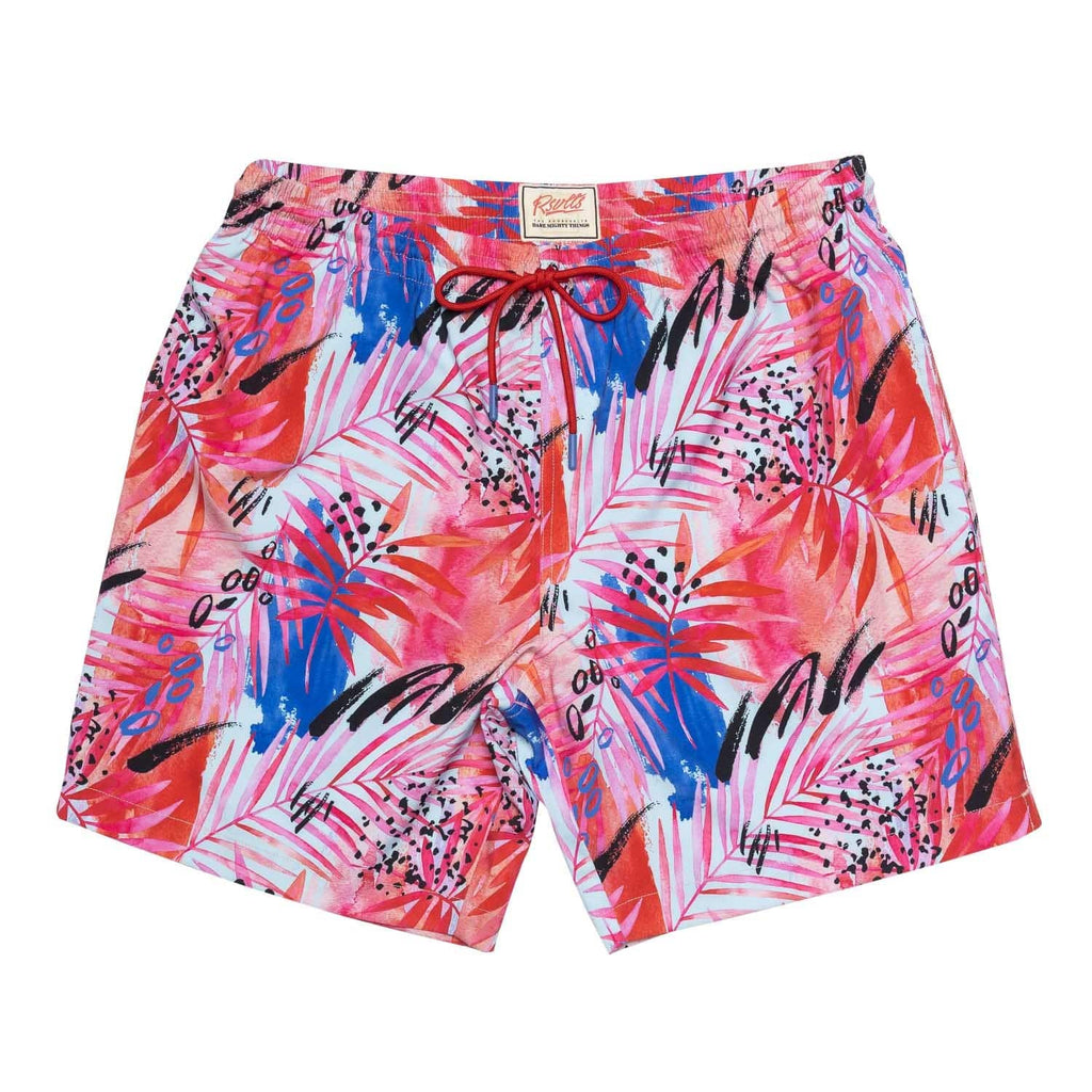 RSVLTS Berry Mystique Hybrid Shorts in Pink — front view